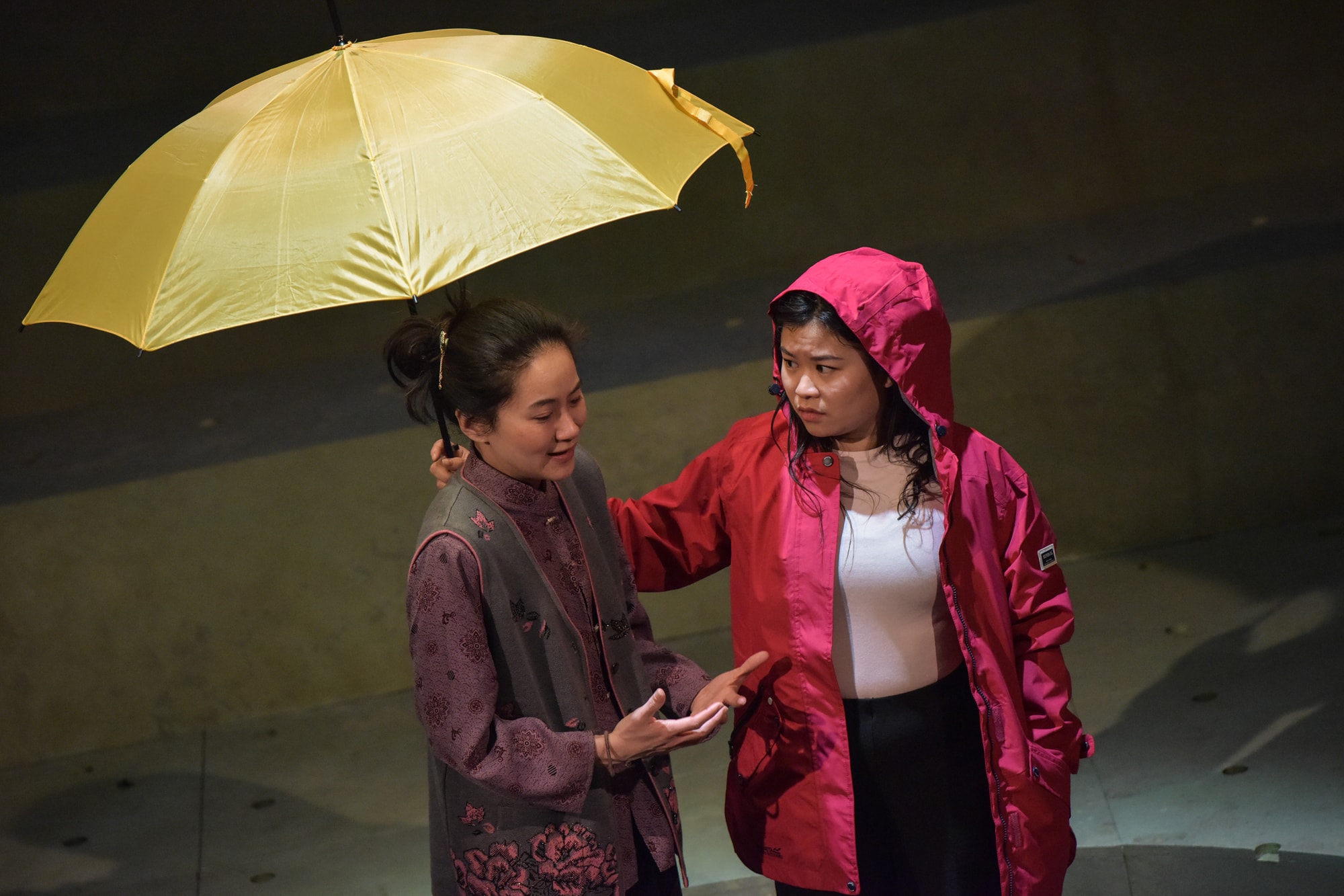 Charlotte Chiew and Mei Mac in Under the Umbrella