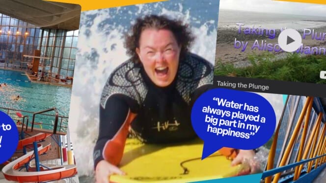 BE PART OF THE STORY&#8230; Swim, Aunty, Swim!