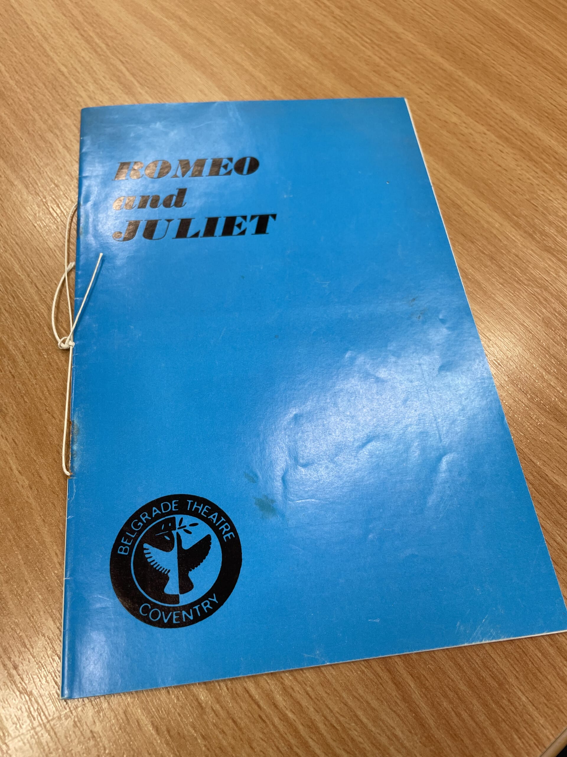 Romeo and Juliet 1974 programme cover