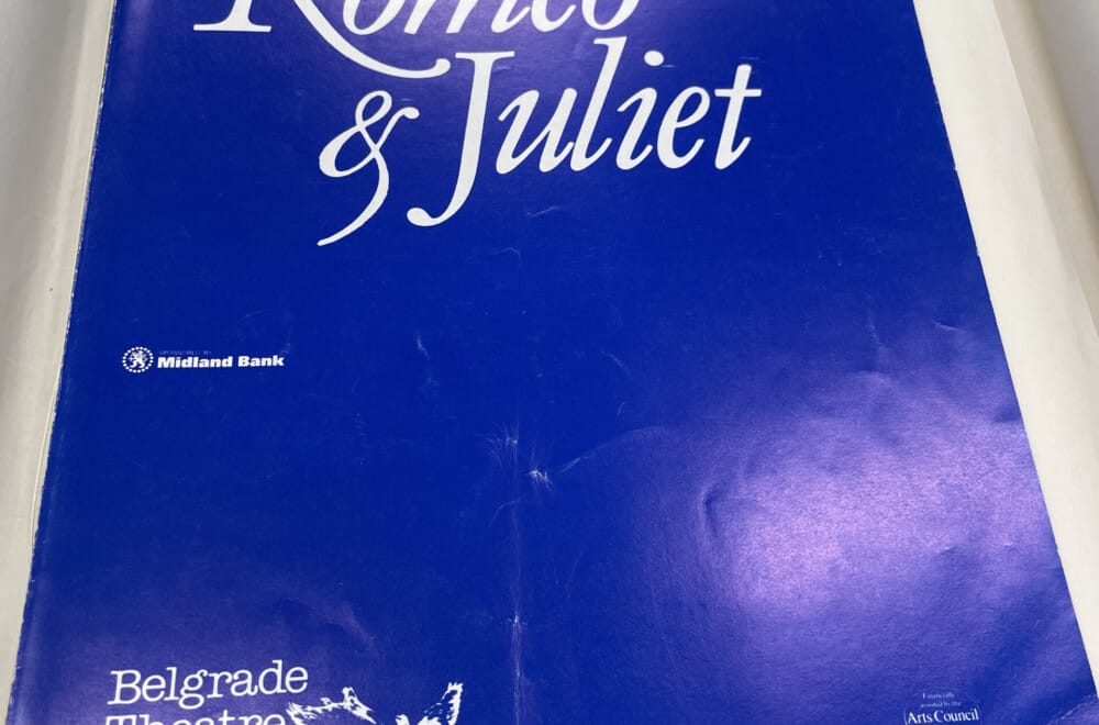 Romeo and Juliet 1980 programme cover