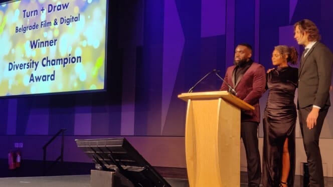 Turn + Draw Wins Royal Television Society Midlands Diversity Champion Award