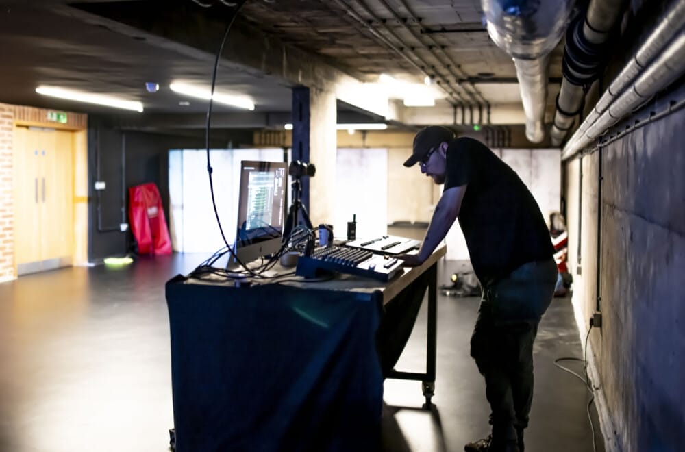 The Tech Desk in the Jag Basement