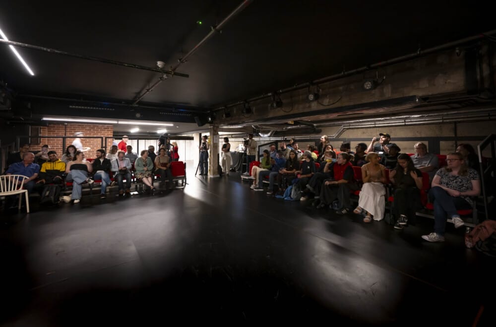 The audience in The Jag Basement from See It First 2025